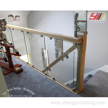 Glass Balcony Railing Glass Clamps For Frameless Glass